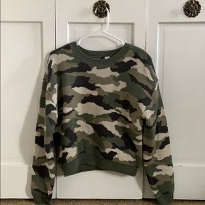 H&M Camo Soft Sweater